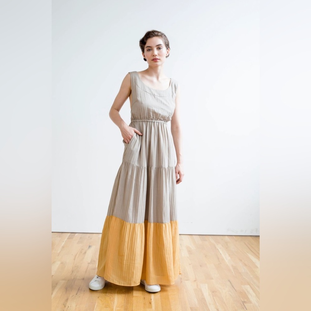 Gem Tiered Dress by Rujuta Sheth